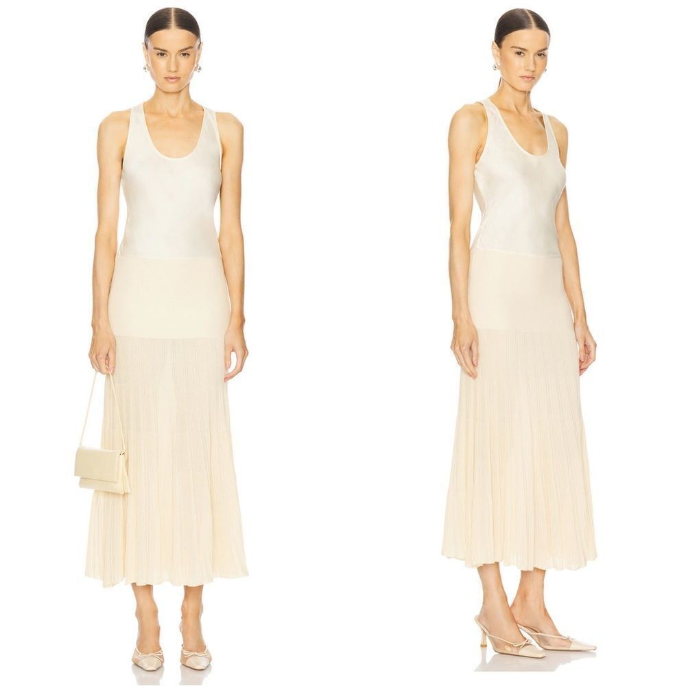 L'Academie By Marianna Soleil Maxi Dress in Beige